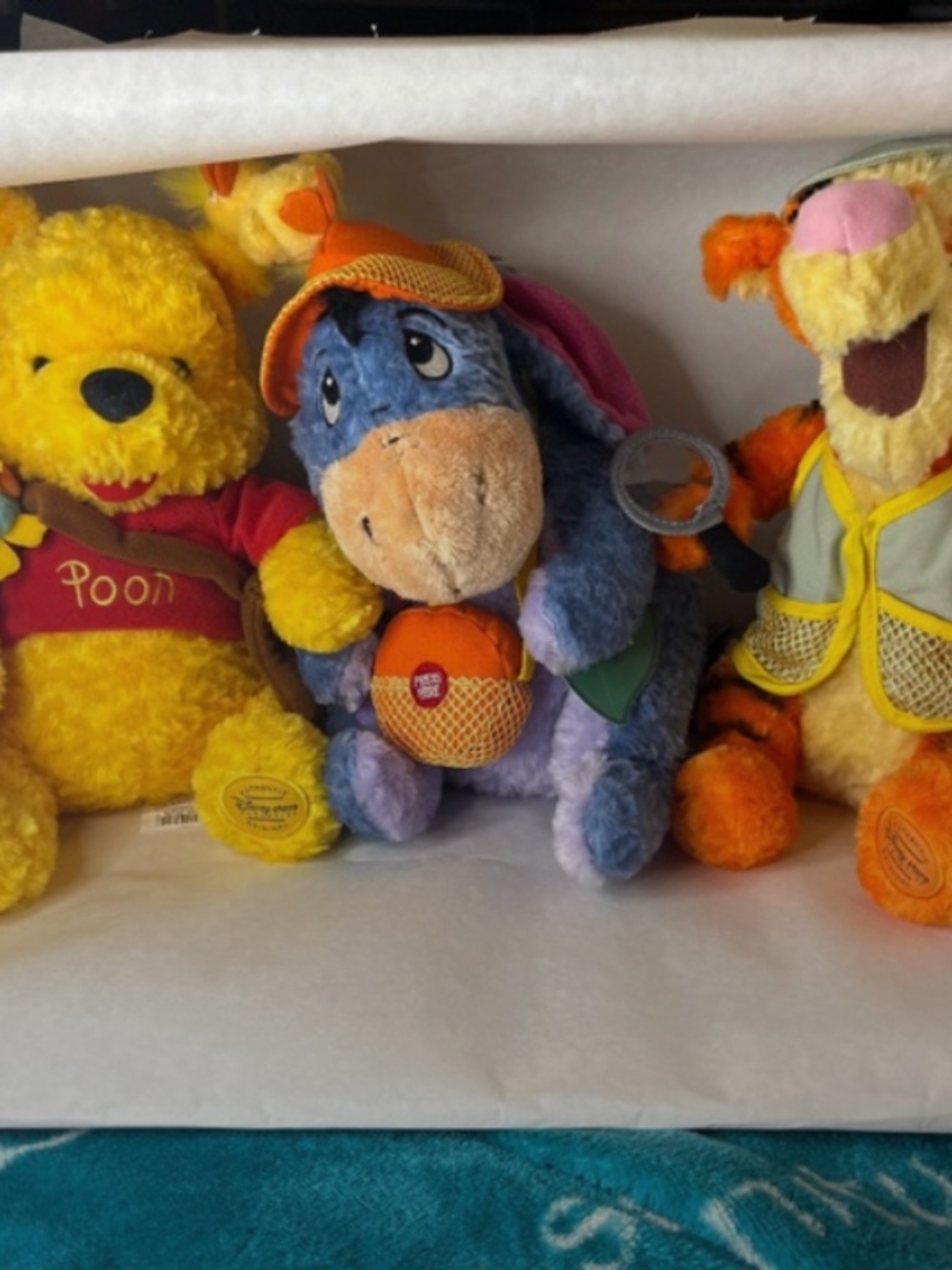 NWT 9" Disney Store Nature Walk WINNIE THE POOH & Friends Stuffed Animals Set 3